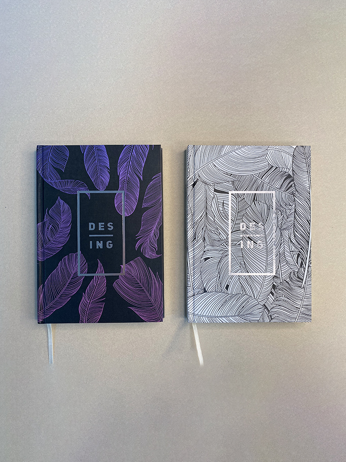 Notebook,Paper hardcover A5, 96 sheets 70g paper